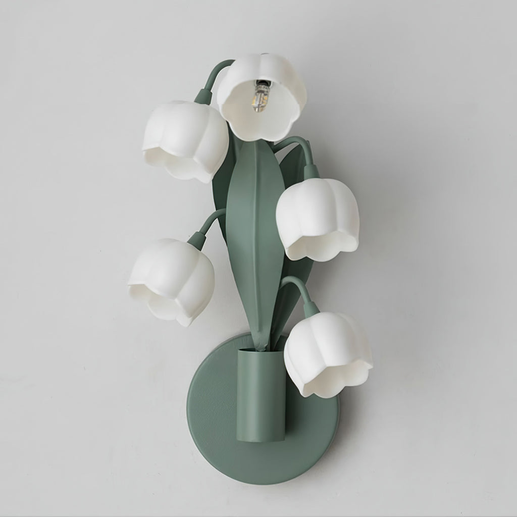 VIOLETTA FLORAL EMBELLISHED WALL SCONCE