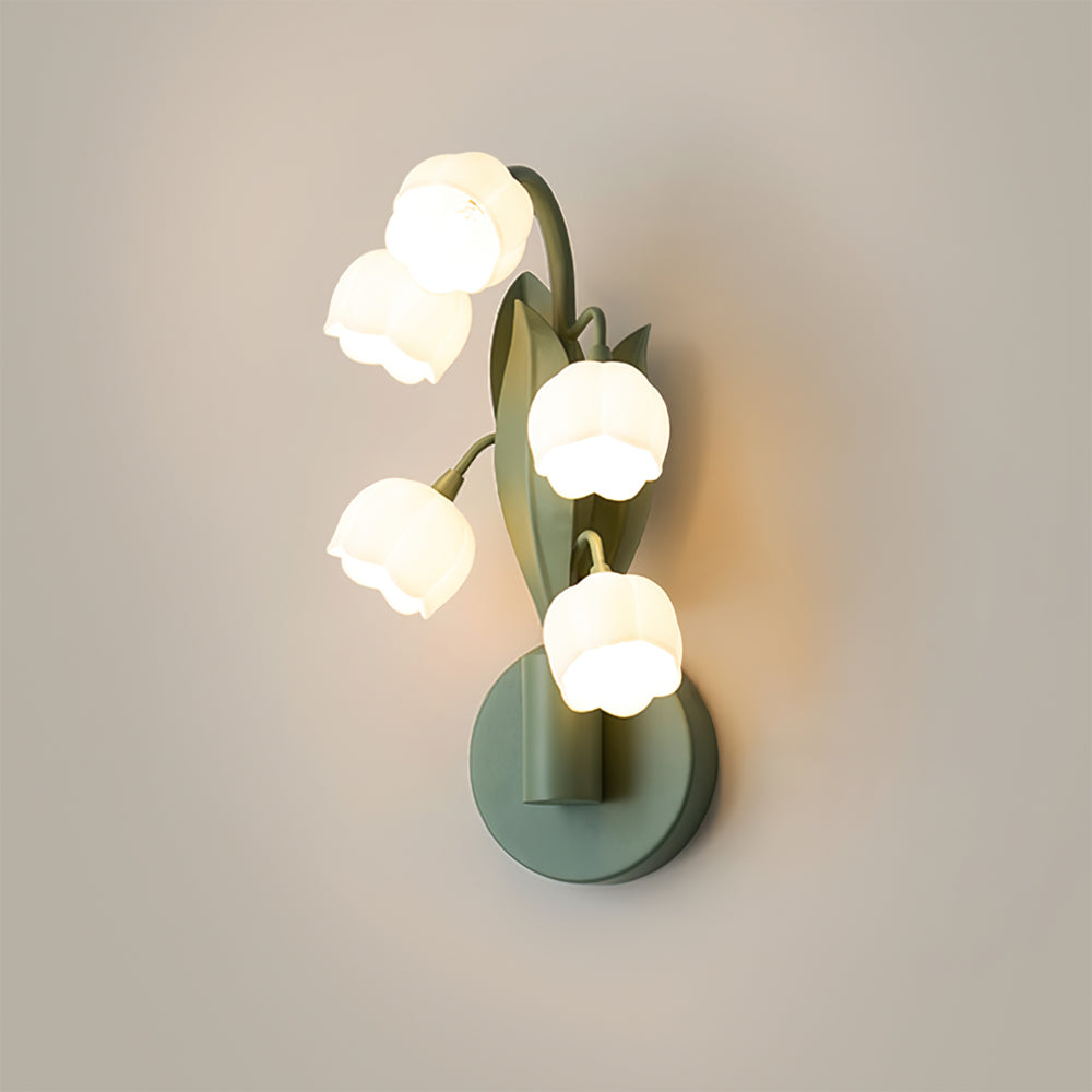 VIOLETTA FLORAL EMBELLISHED WALL SCONCE