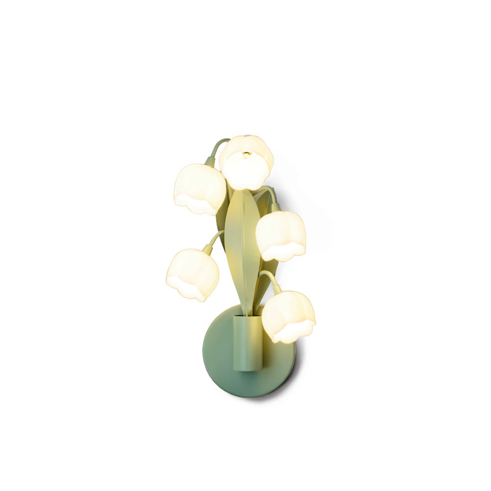 VIOLETTA FLORAL EMBELLISHED WALL SCONCE