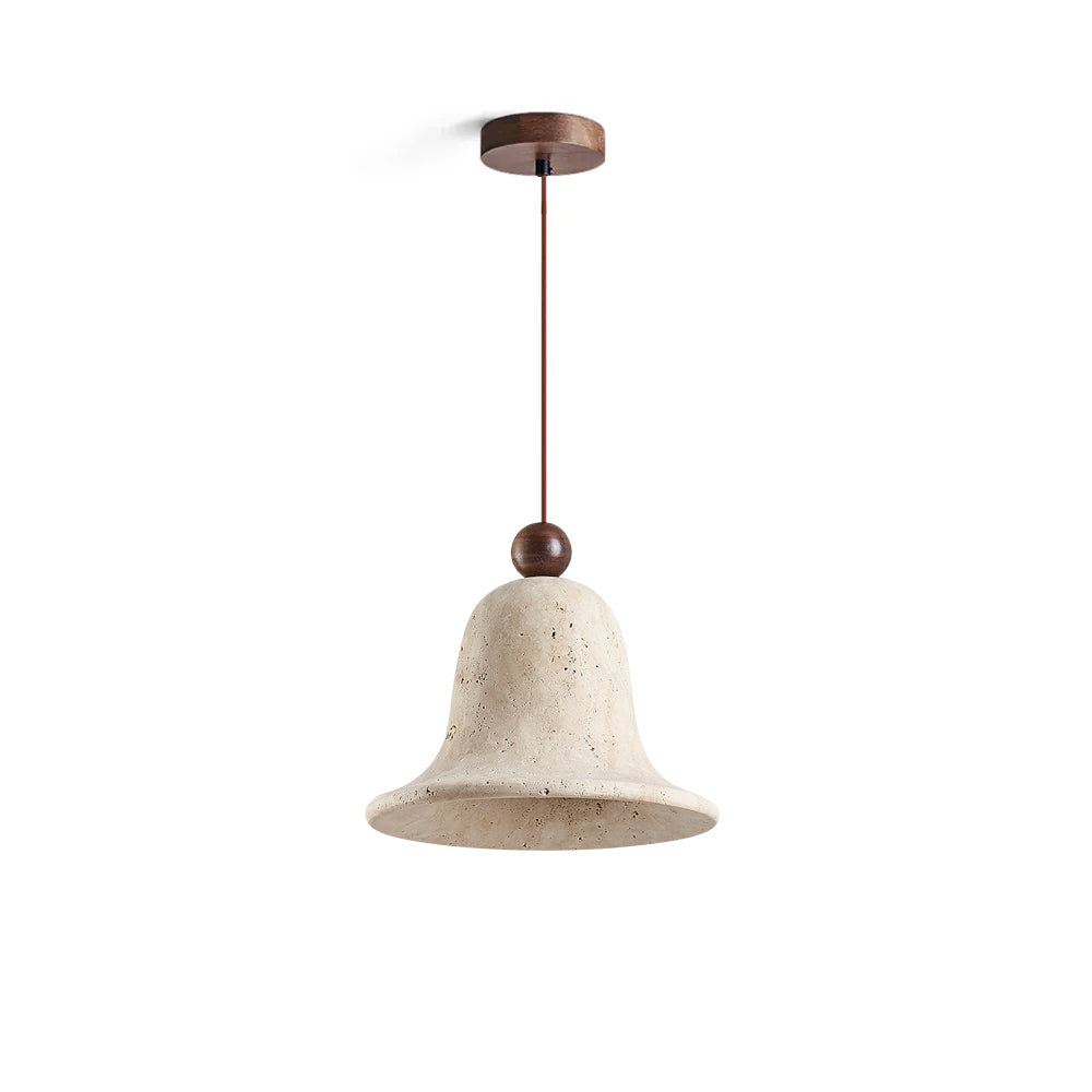 WINTERBOURNE TRAVERTINE DRUM PENDANT