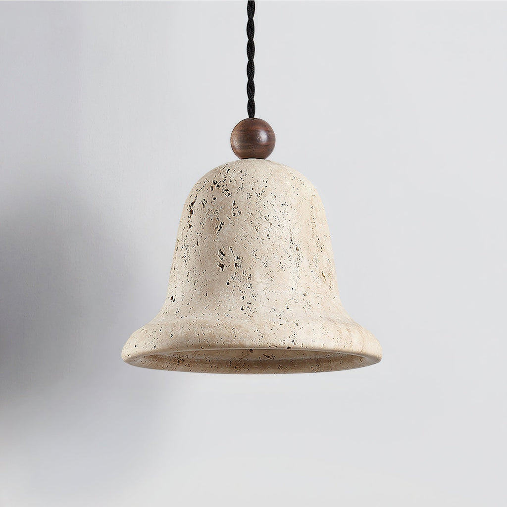 WINTERBOURNE TRAVERTINE DRUM PENDANT