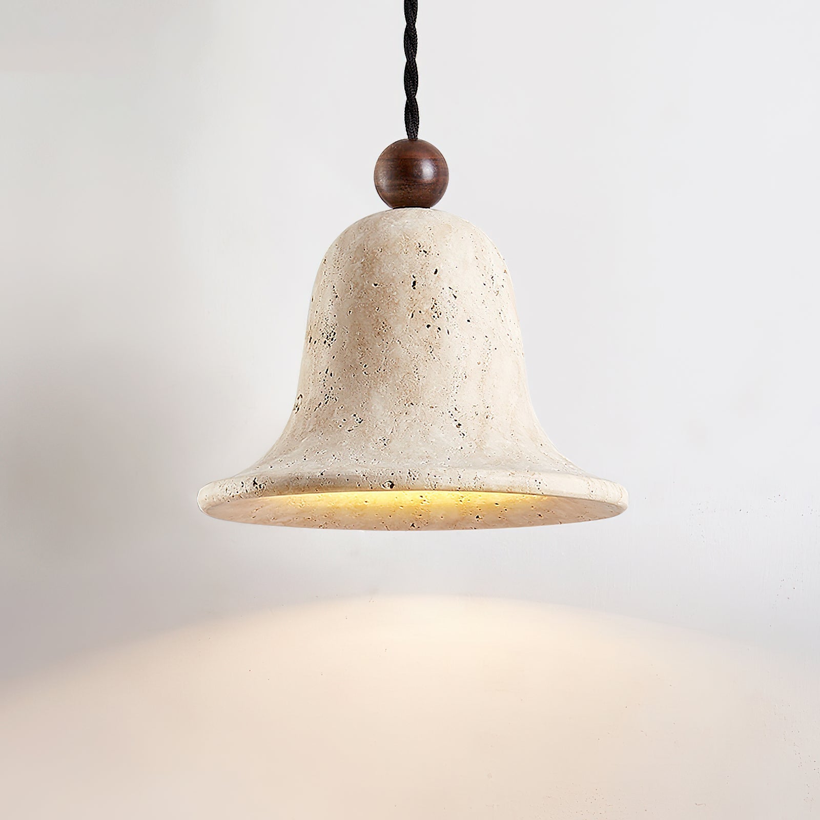 WINTERBOURNE TRAVERTINE DRUM PENDANT