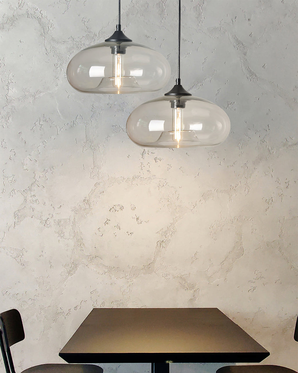 WINTHROP CRYSTAL TEARDROP LANTERN