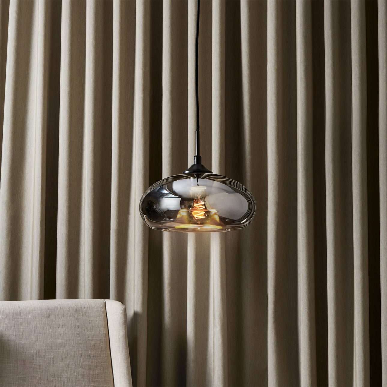 WINTHROP CRYSTAL TEARDROP LANTERN