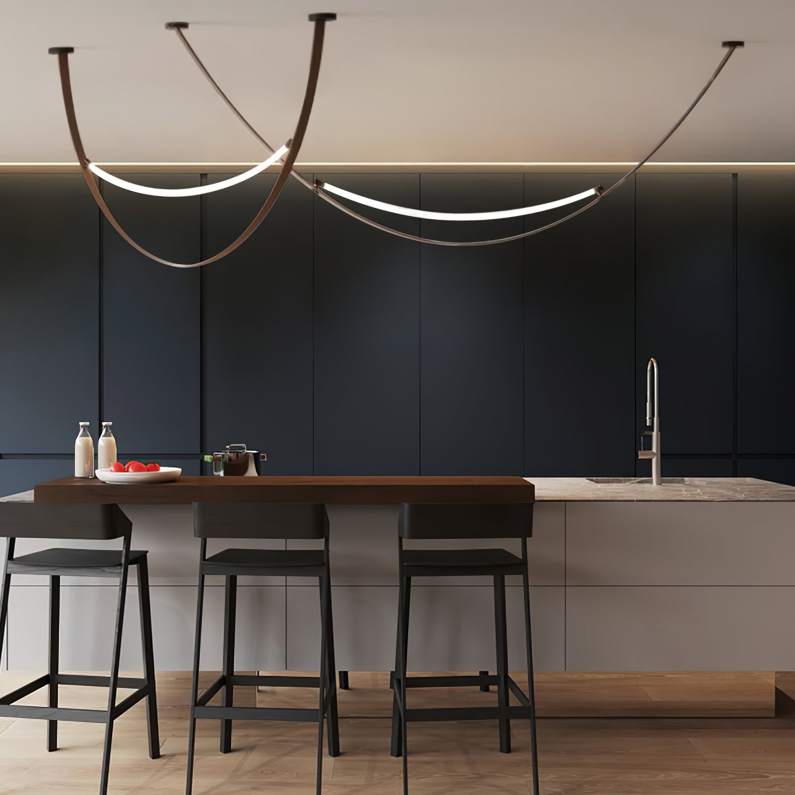 WINTHROP LEATHER HANGING LANTERN