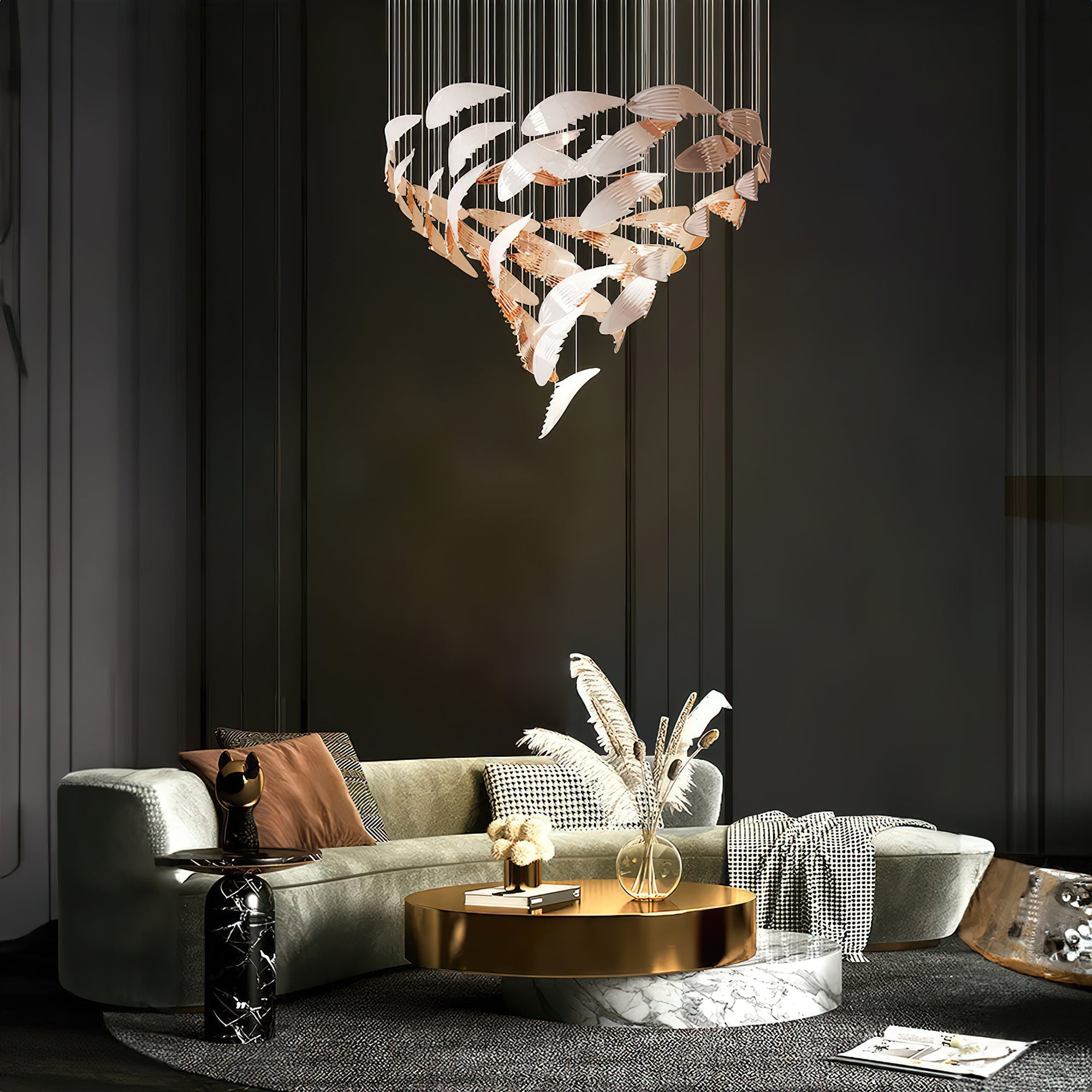 FALMOUTH AURORA CEILING LIGHT