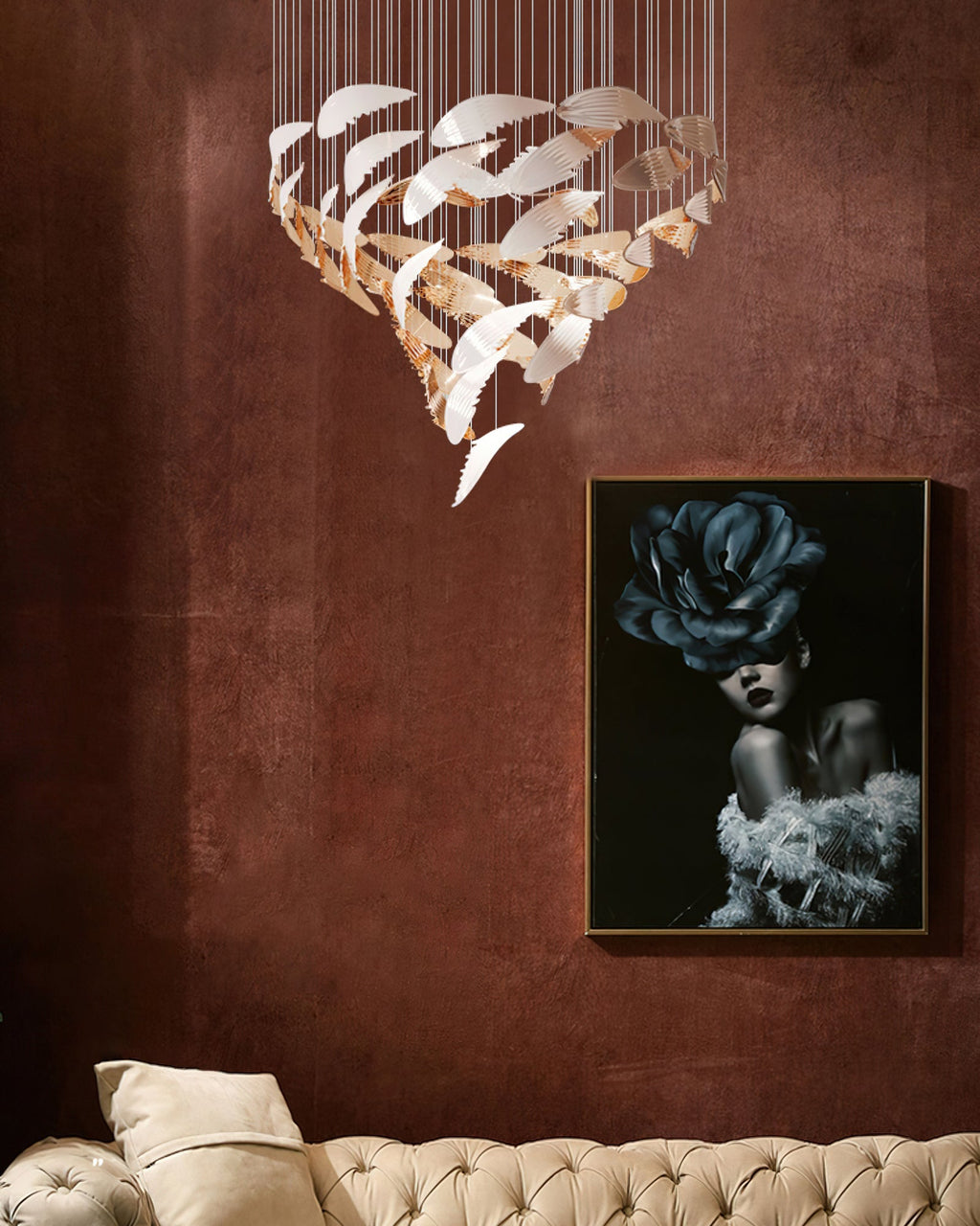 FALMOUTH AURORA CEILING LIGHT