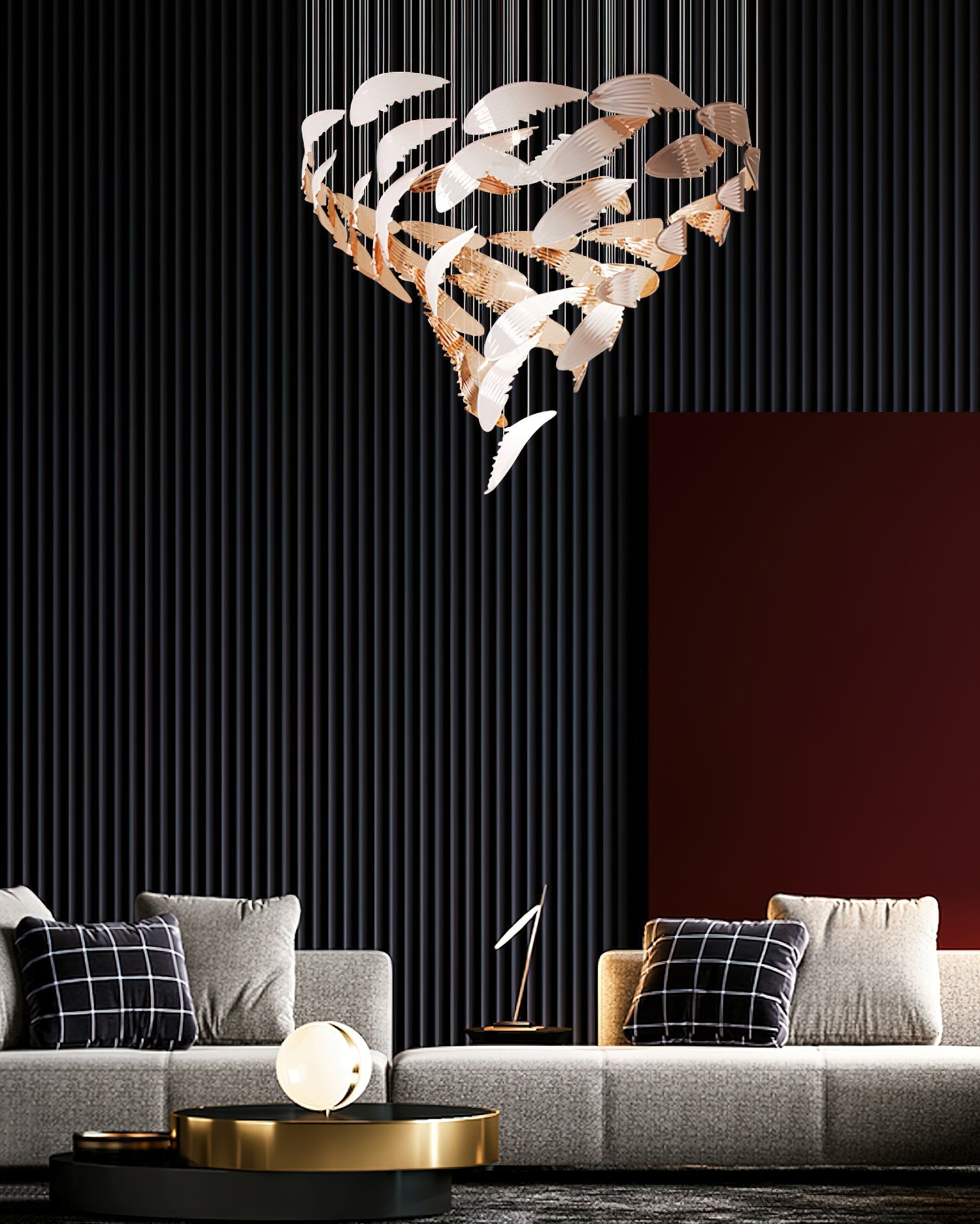 FALMOUTH AURORA CEILING LIGHT