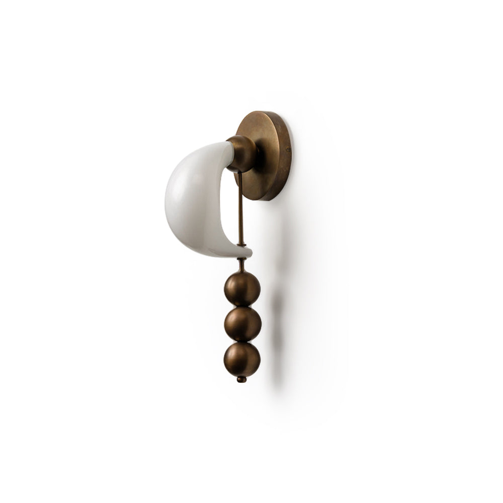 FENWICK CURVED GLASS WALL SCONCE