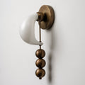FENWICK CURVED GLASS WALL SCONCE