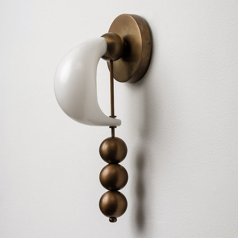 FENWICK CURVED GLASS WALL SCONCE
