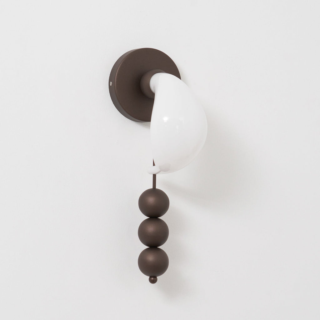 FENWICK CURVED GLASS WALL SCONCE
