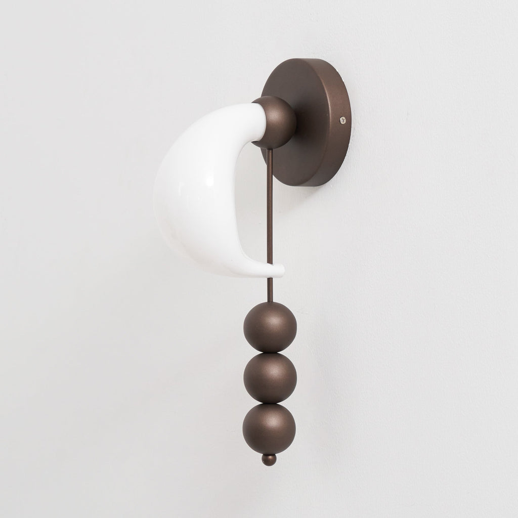 FENWICK CURVED GLASS WALL SCONCE
