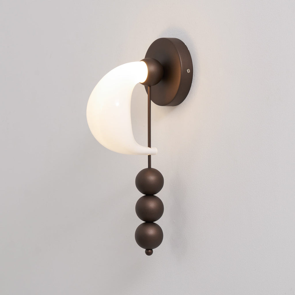 FENWICK CURVED GLASS WALL SCONCE