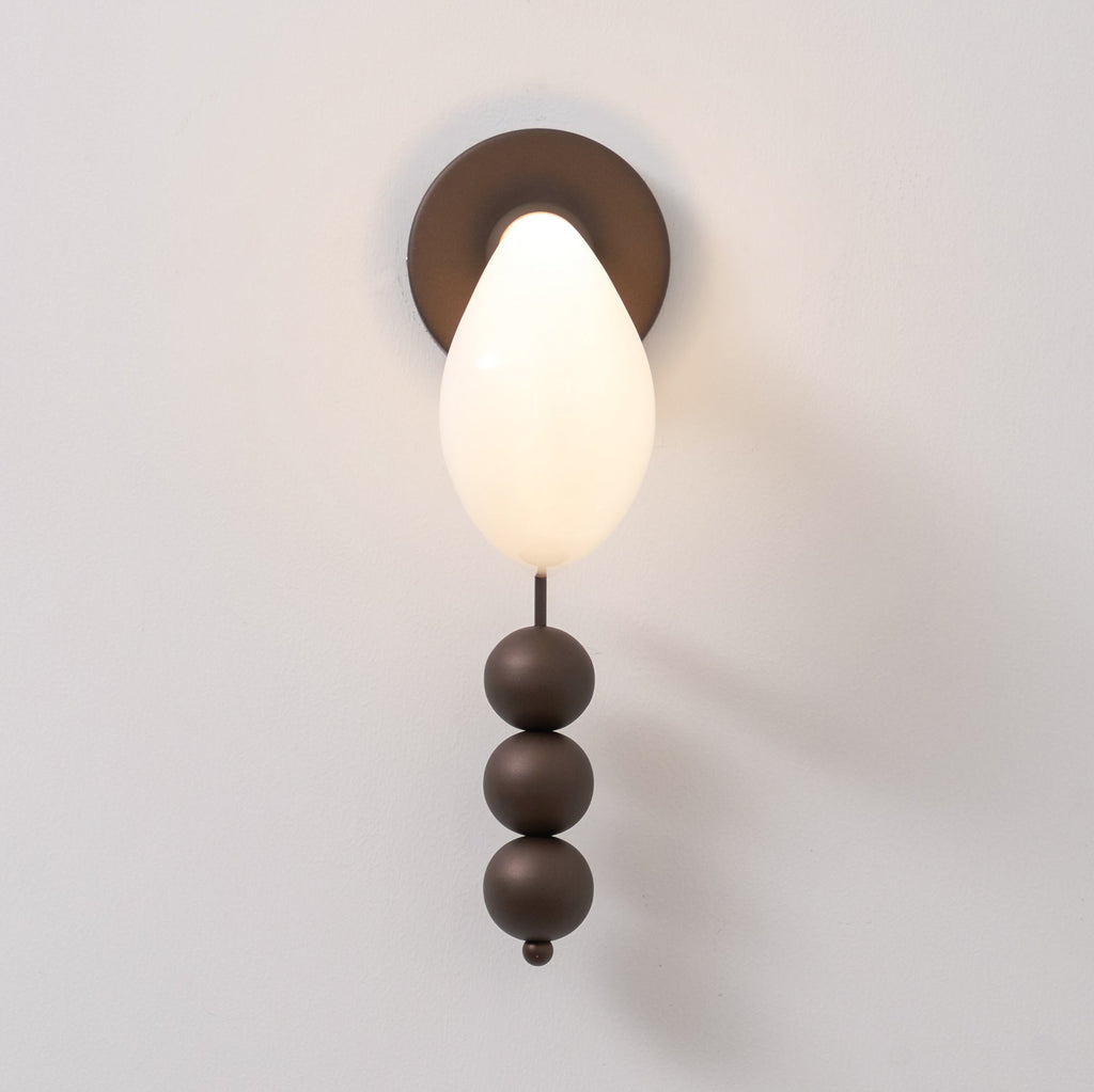 FENWICK CURVED GLASS WALL SCONCE