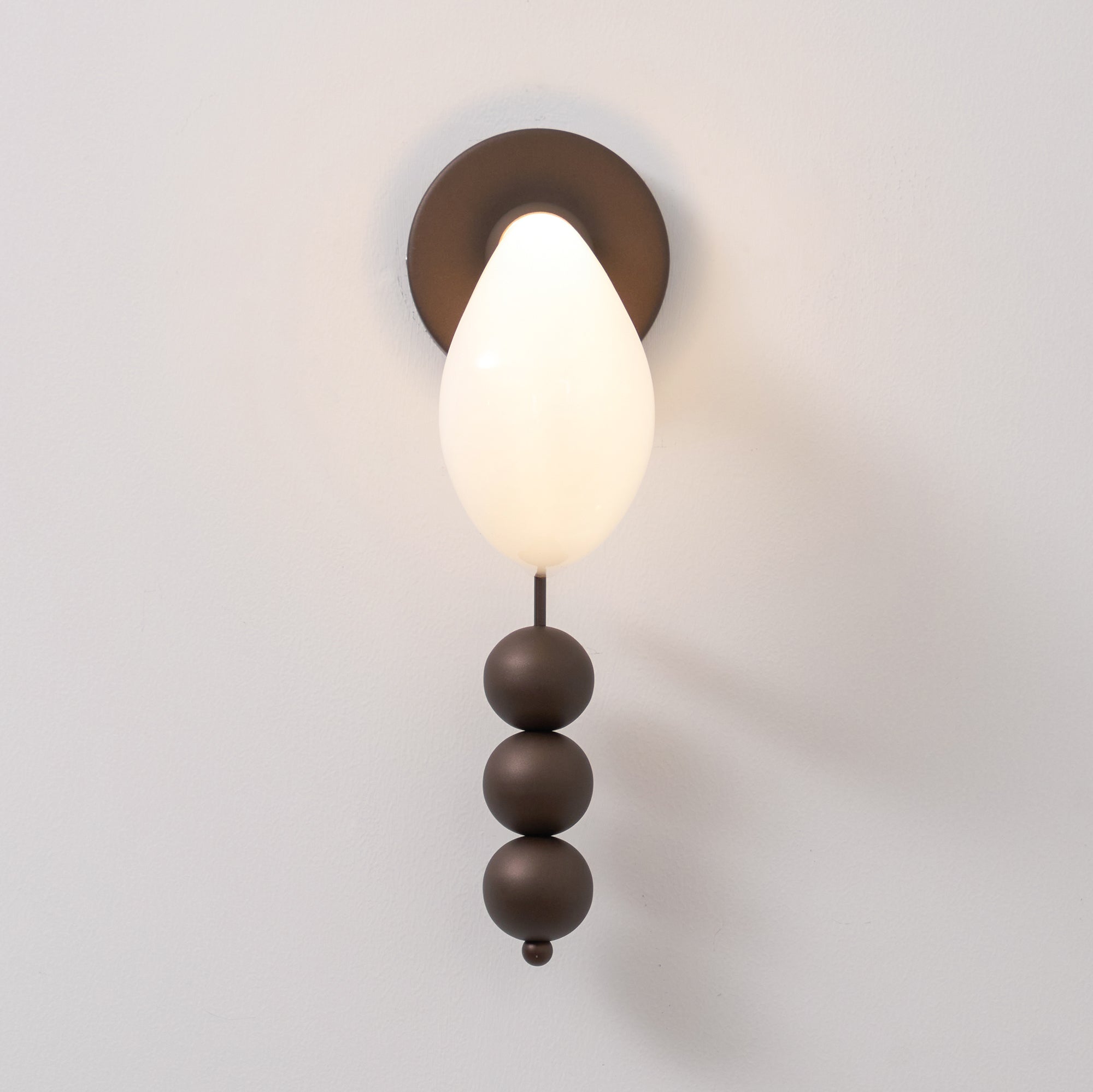 FENWICK CURVED GLASS WALL SCONCE