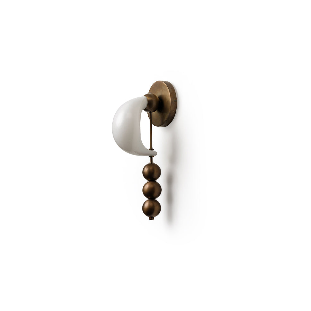 FENWICK CURVED GLASS WALL SCONCE