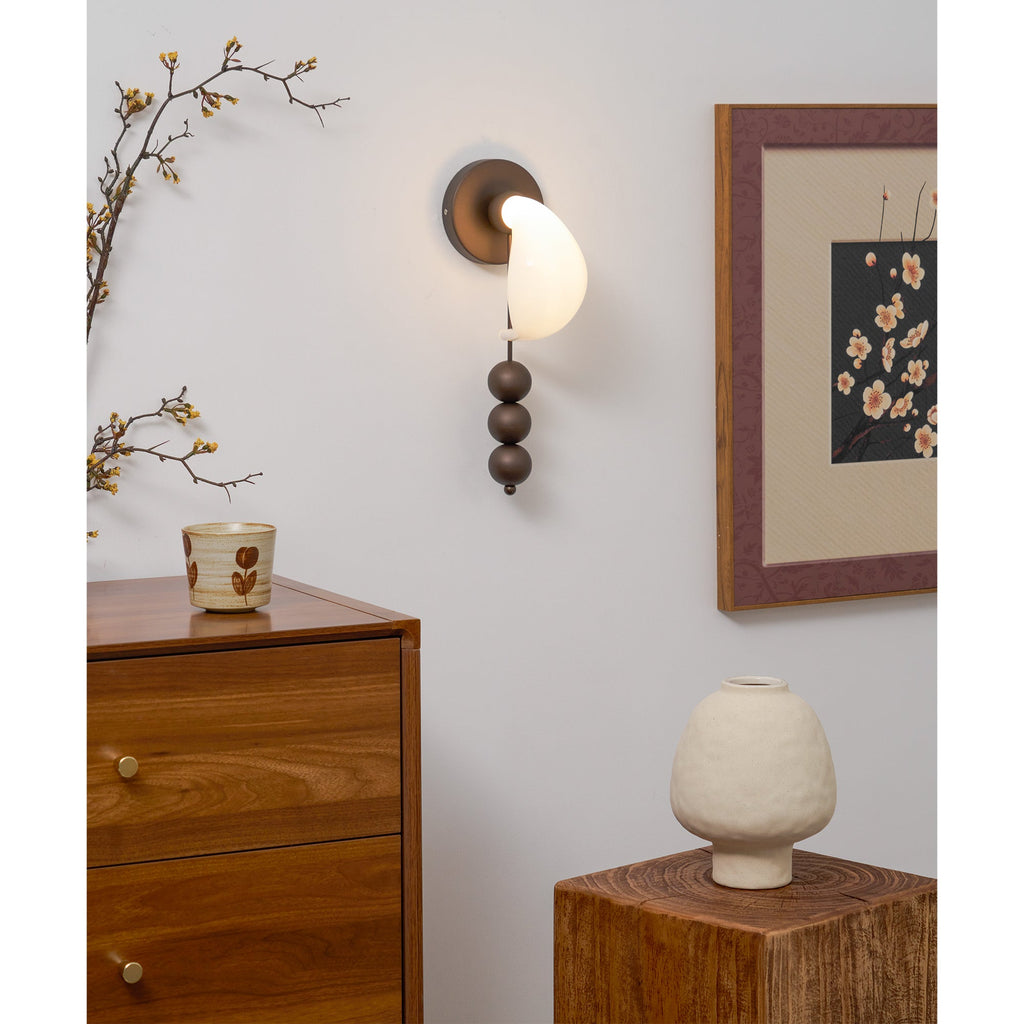 FENWICK CURVED GLASS WALL SCONCE
