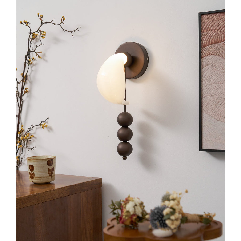 FENWICK CURVED GLASS WALL SCONCE