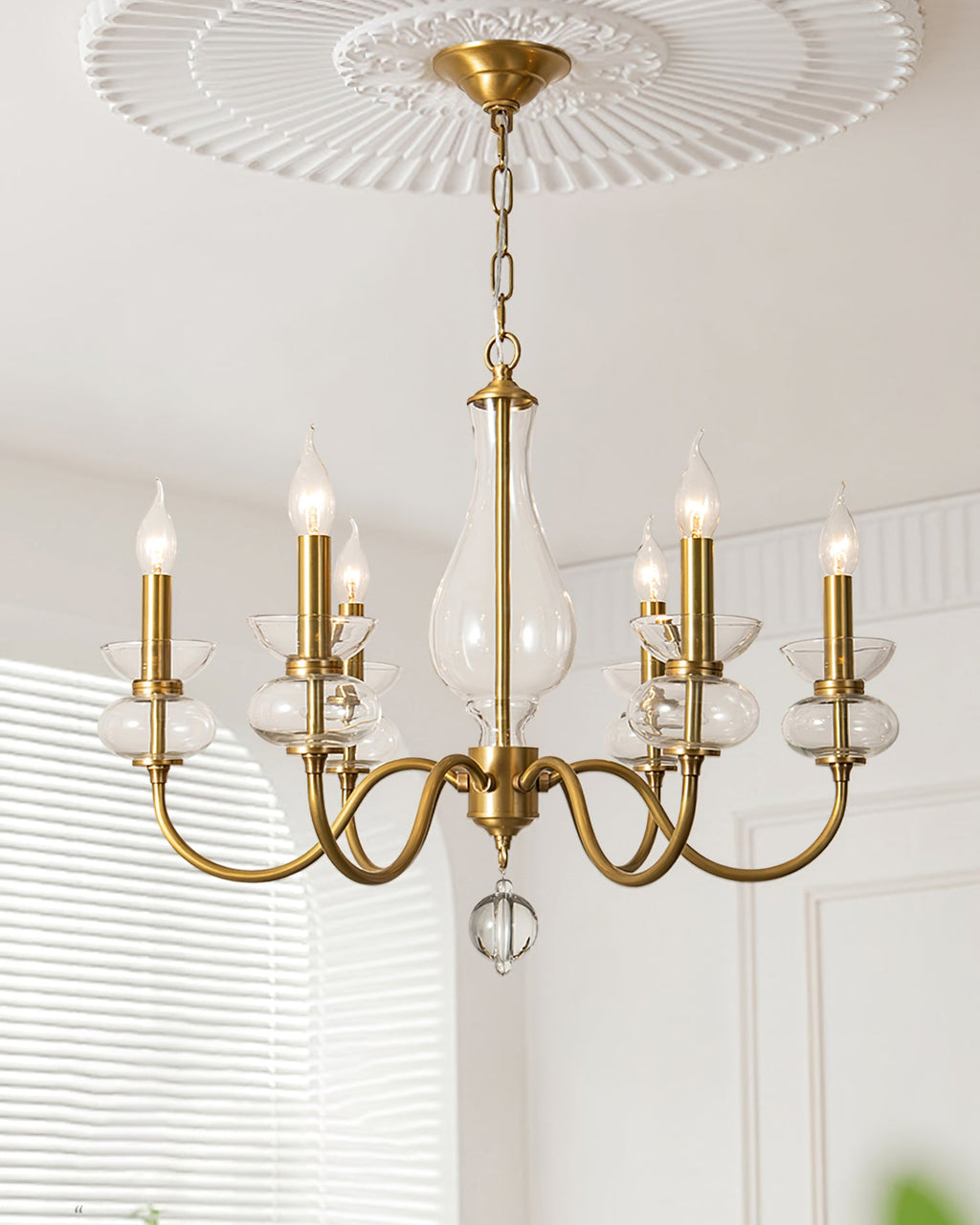 Whitmore Crystal Cascade Chandelier