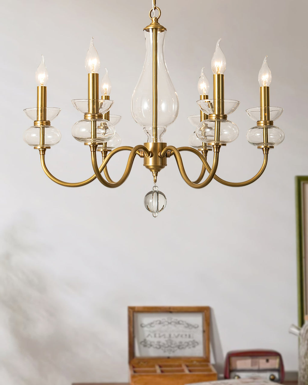 Whitmore Crystal Cascade Chandelier