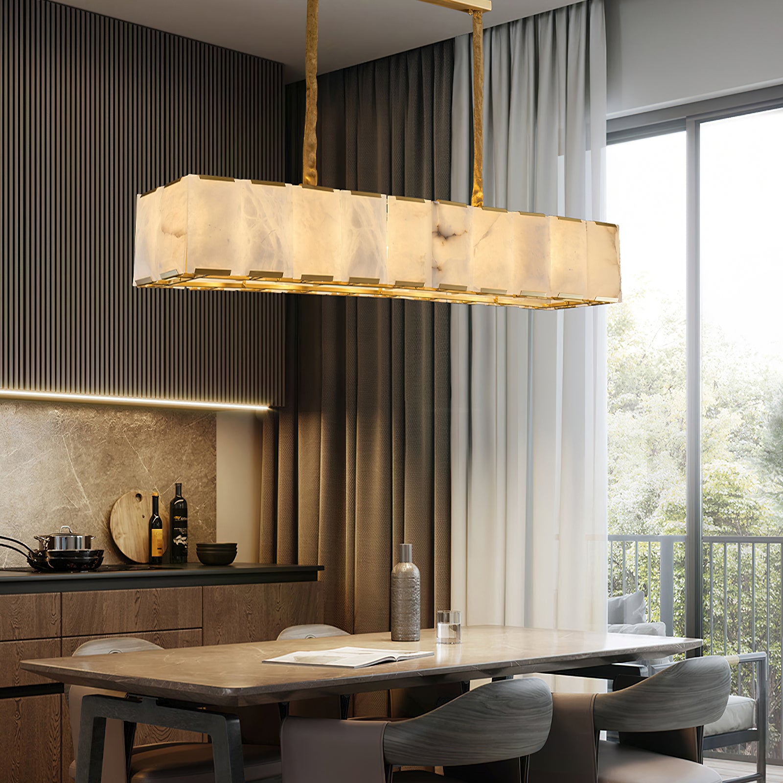 Farnsworth Opal Glow Suspension Fixture