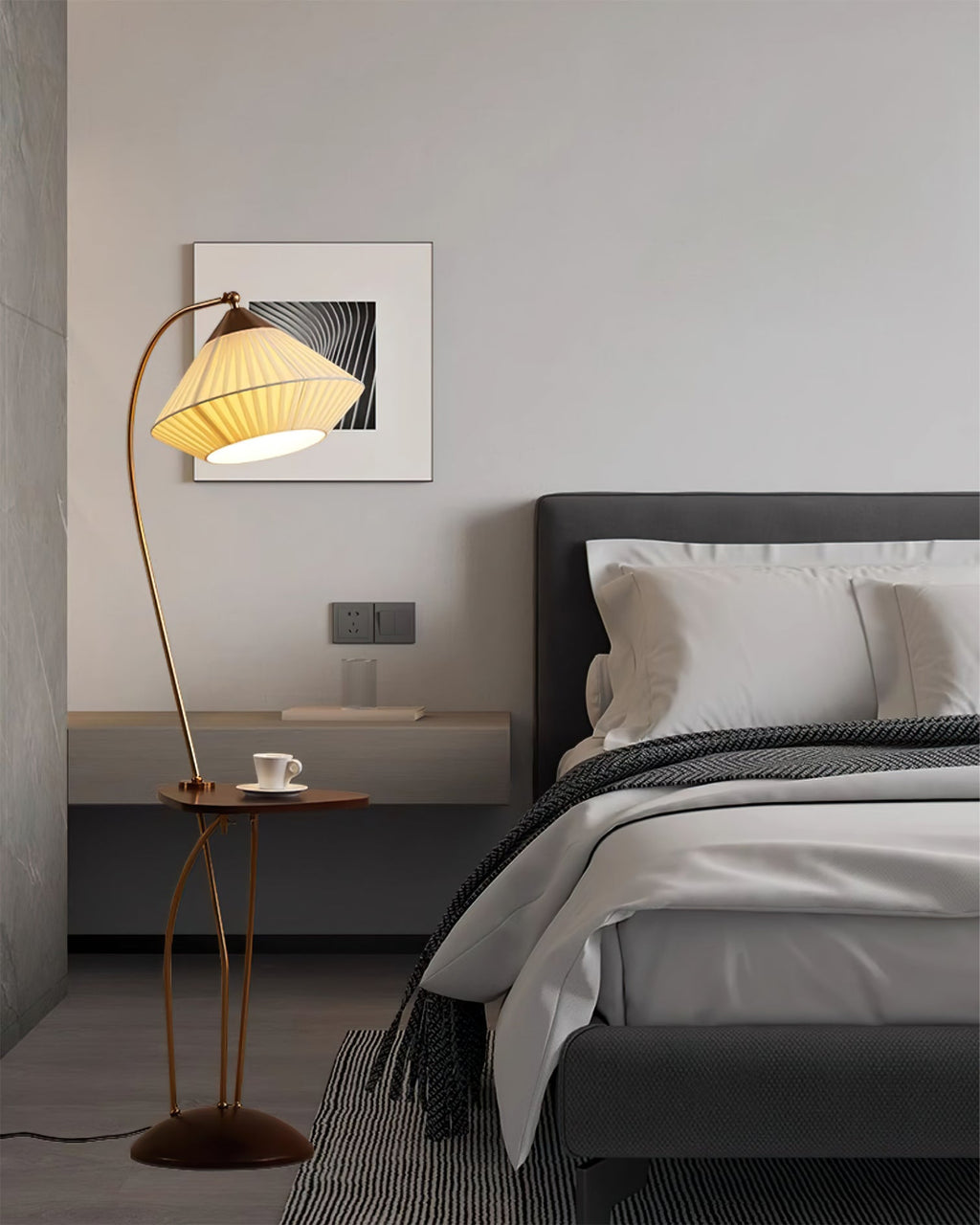 RAVENHURST TAPERED SHADE FLOOR LIGHT