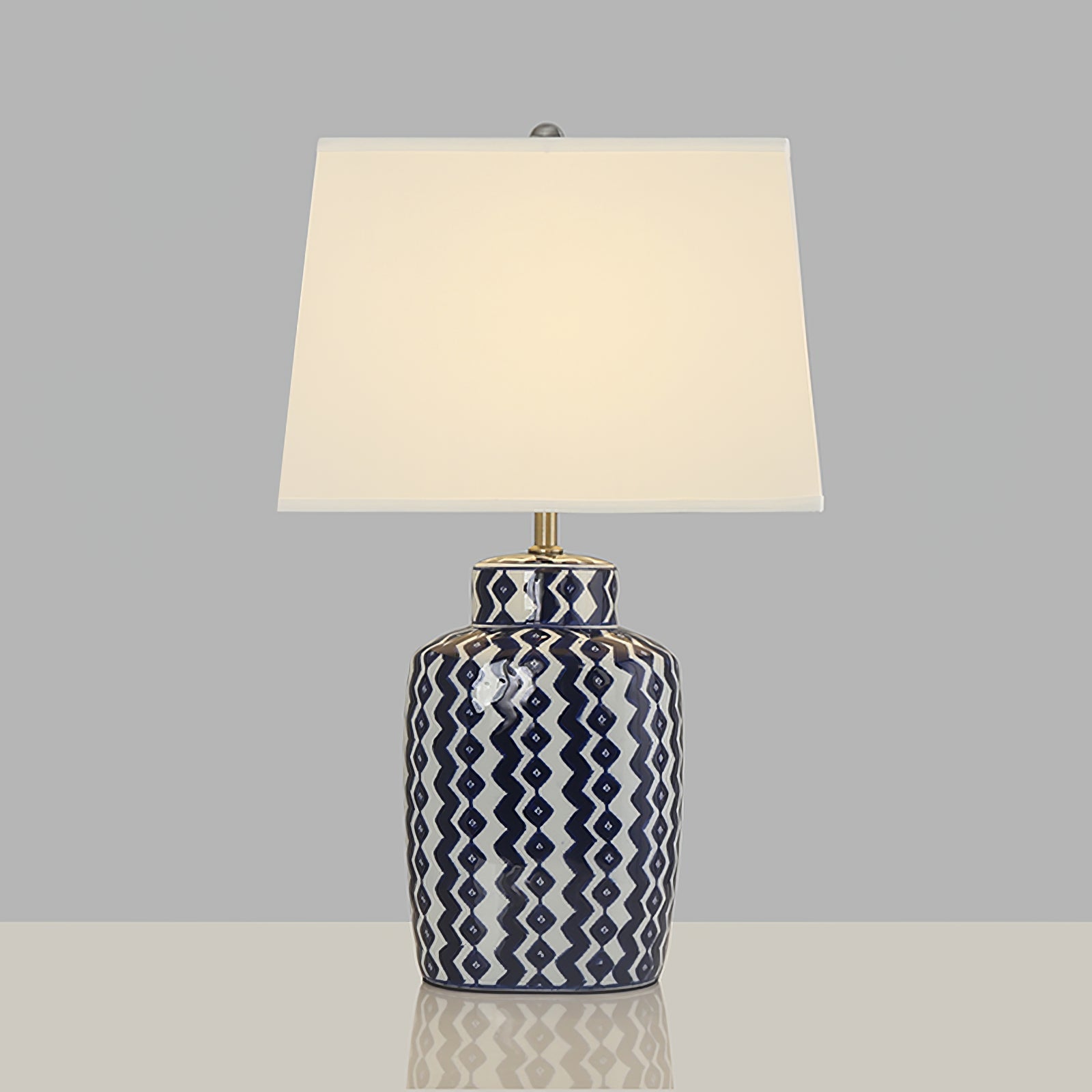 WINTHROP CRYSTAL GLOBE TABLE LIGHT