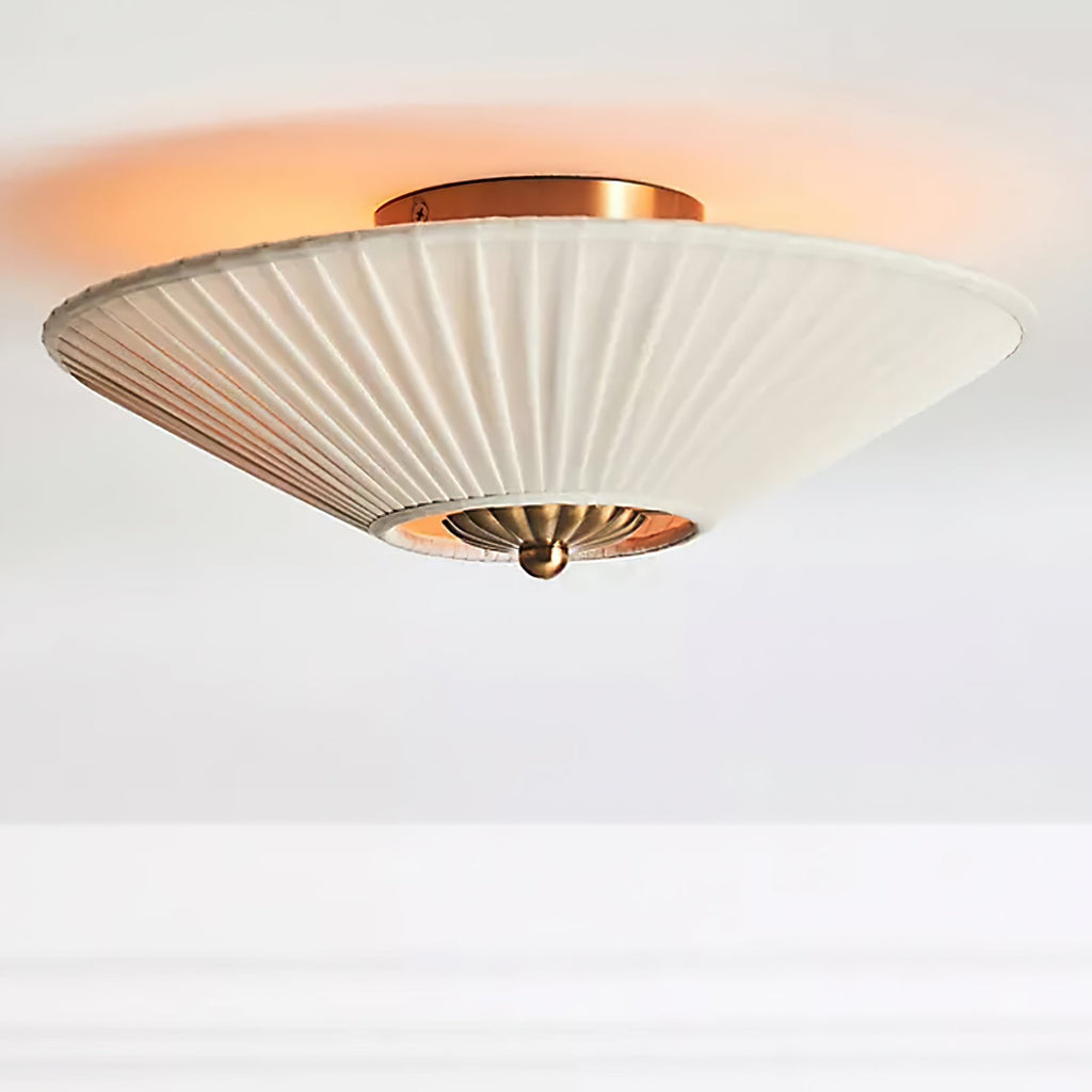 FENWICK PLEATED SILK CEILING LANTERN