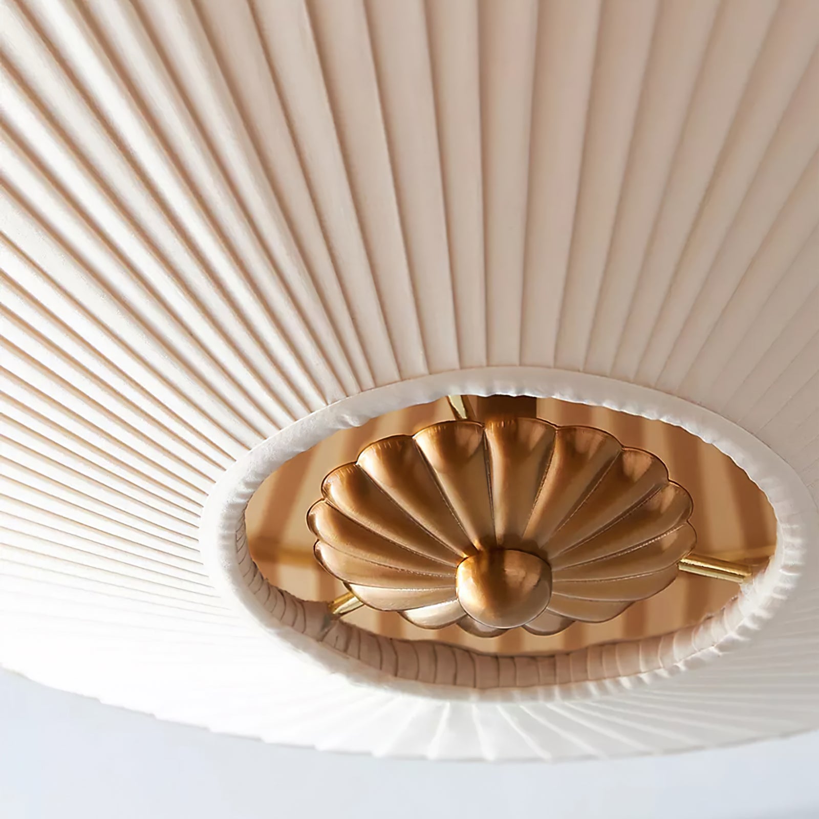 FENWICK PLEATED SILK CEILING LANTERN