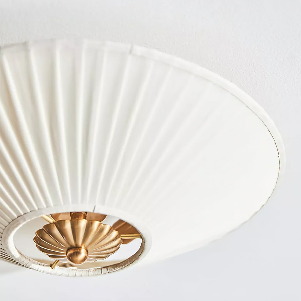 FENWICK PLEATED SILK CEILING LANTERN