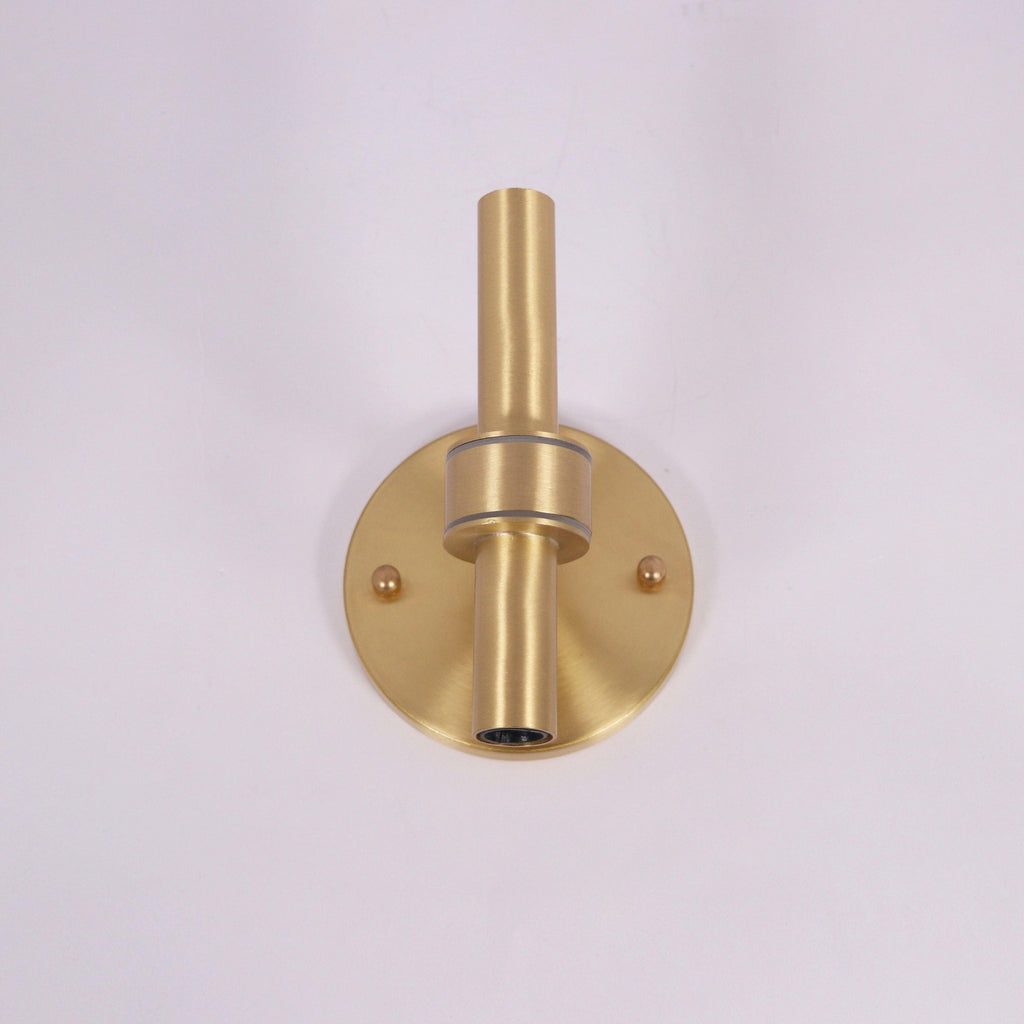 WINTHROP CIRCULAR IVORY GLASS BEDROOM SCONCE