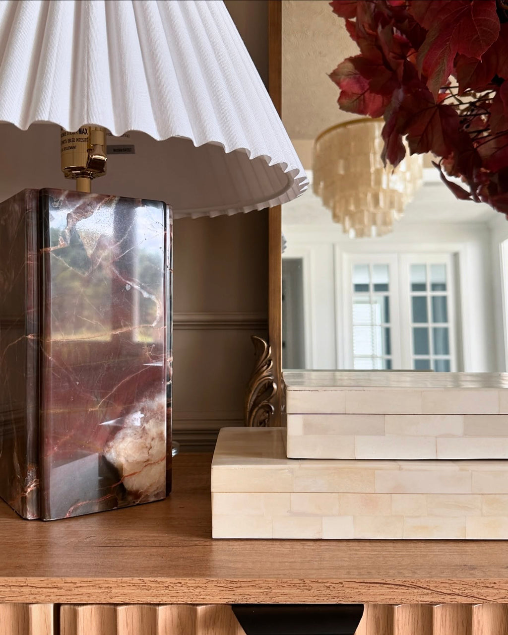 VERITY IVORY MARBLE ILLUMINATOR