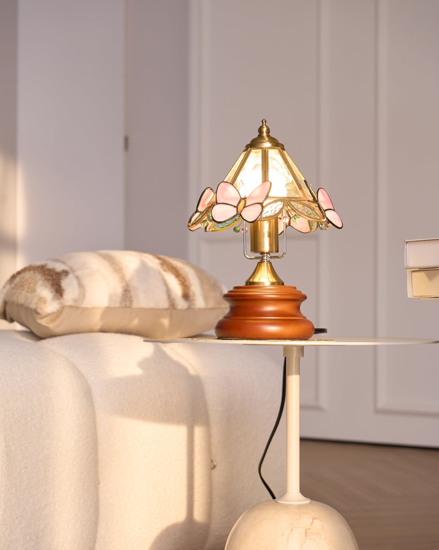 FLORENCE GOSSAMER WING TABLE LANTERN