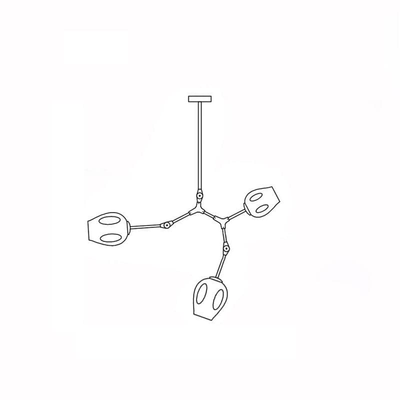 WINTHROP ORBITAL ILLUMINATION CHANDELIER