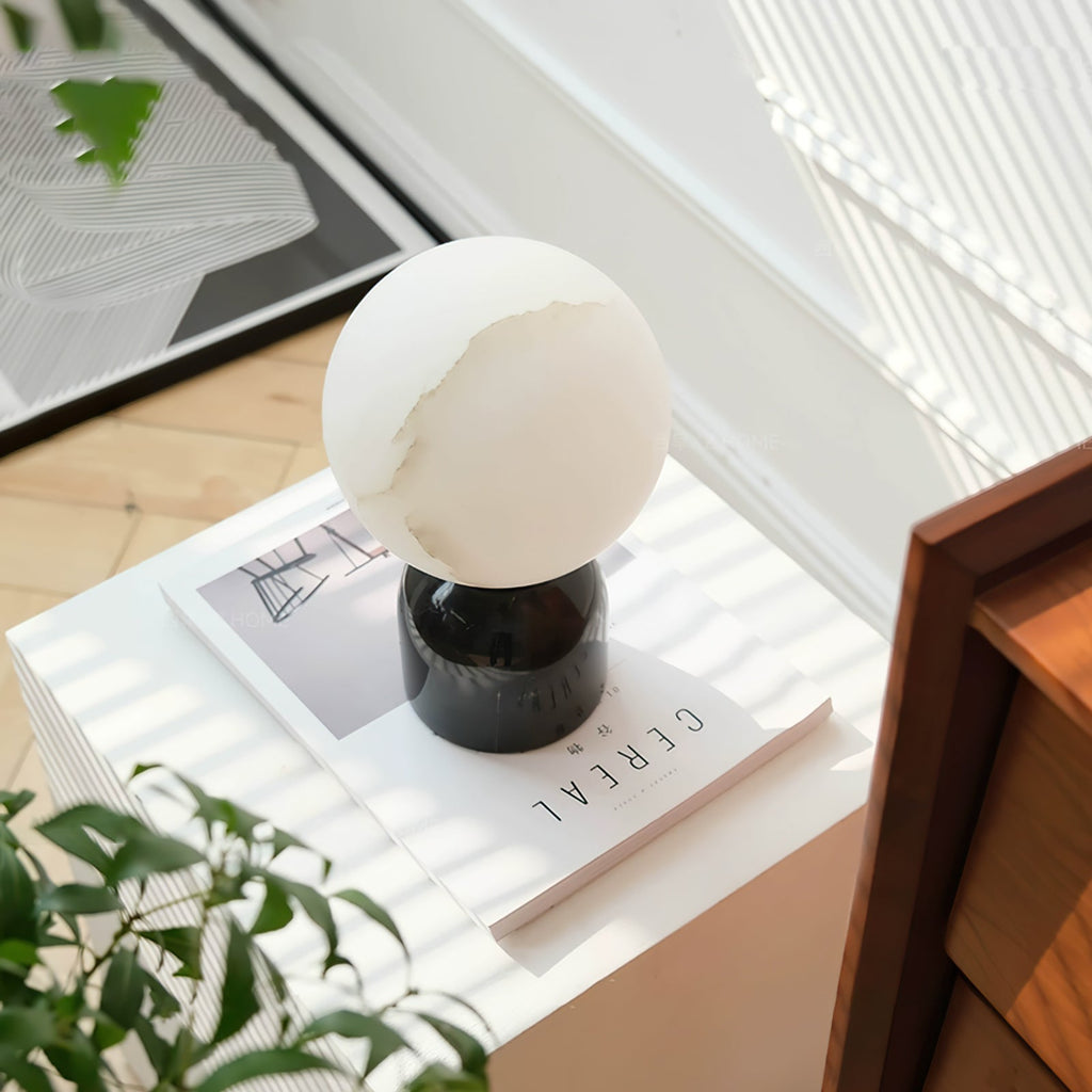 CHARLESTON IVORY GLOW TABLE LANTERN