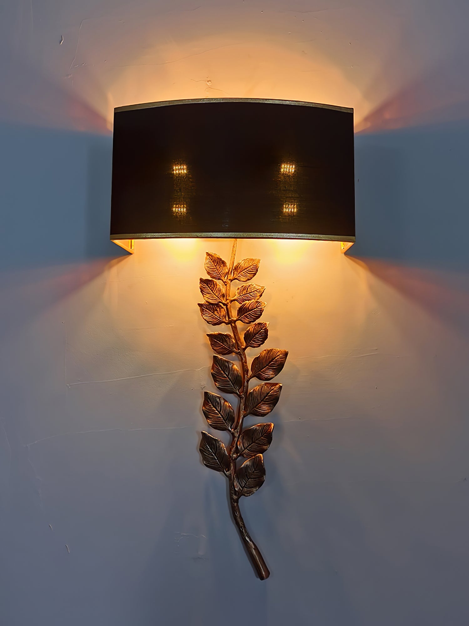 RAVENSCROFT RUSTIC BRASS WALL SCONCE