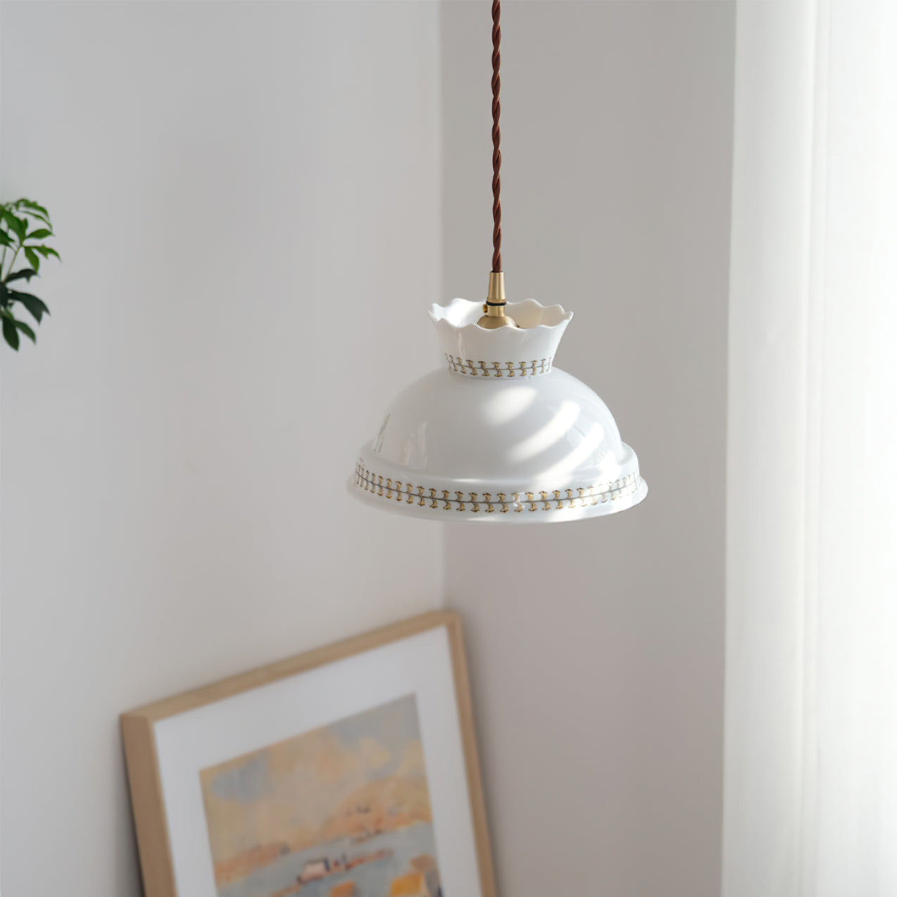 Winthrop Crystal Cascade Pendant