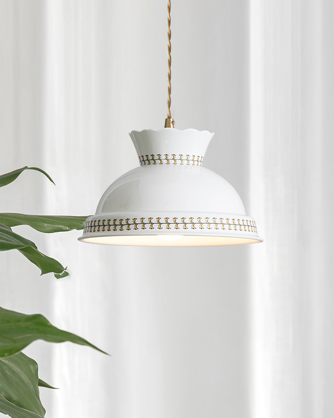 Winthrop Crystal Cascade Pendant