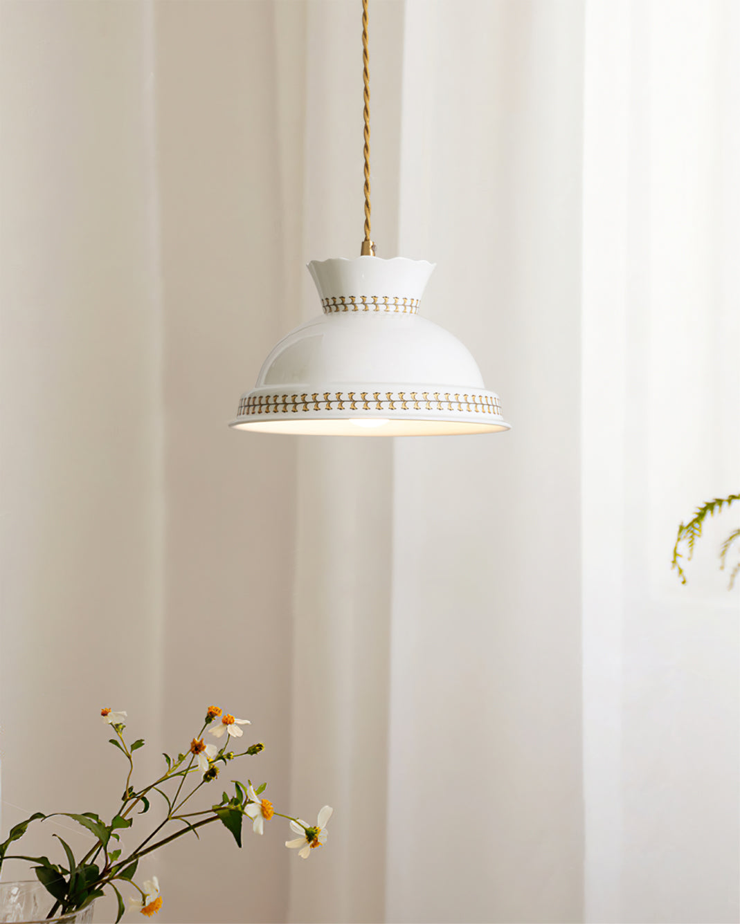 Winthrop Crystal Cascade Pendant