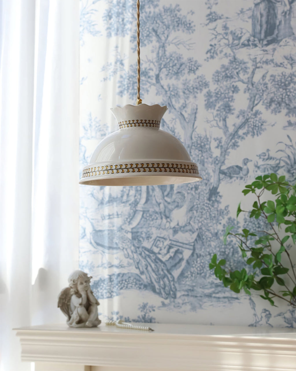 Winthrop Crystal Cascade Pendant