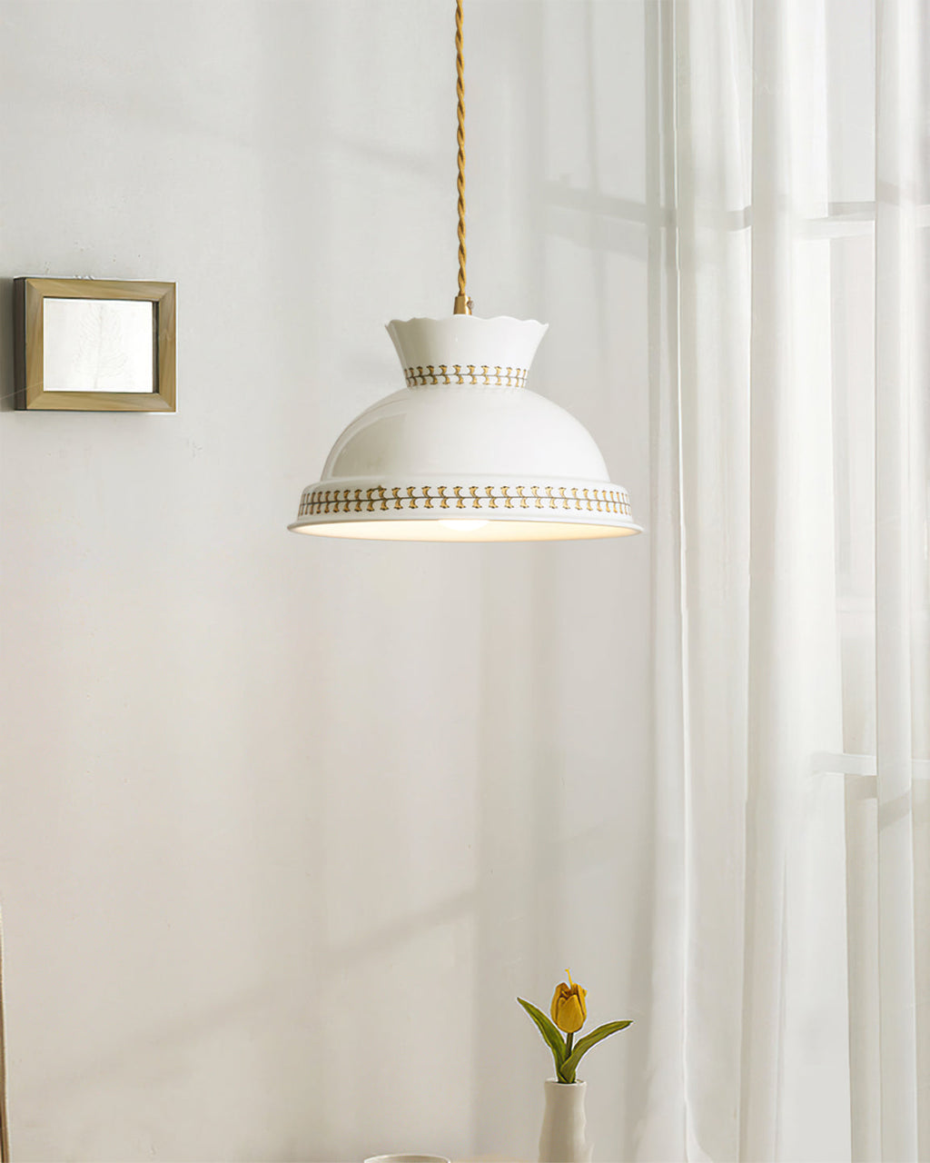 Winthrop Crystal Cascade Pendant