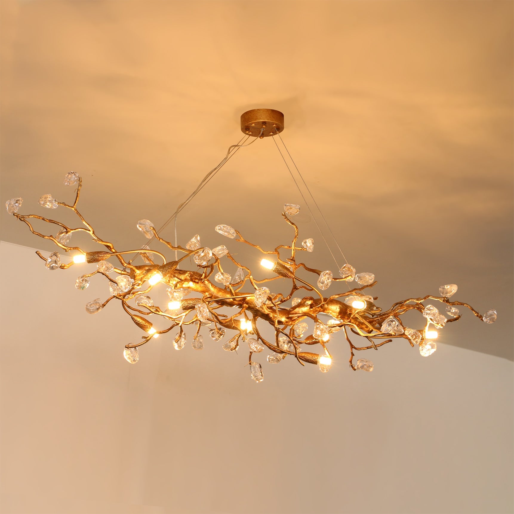 VIOLETTE FLORAL BRANCH CEILING LANTERN
