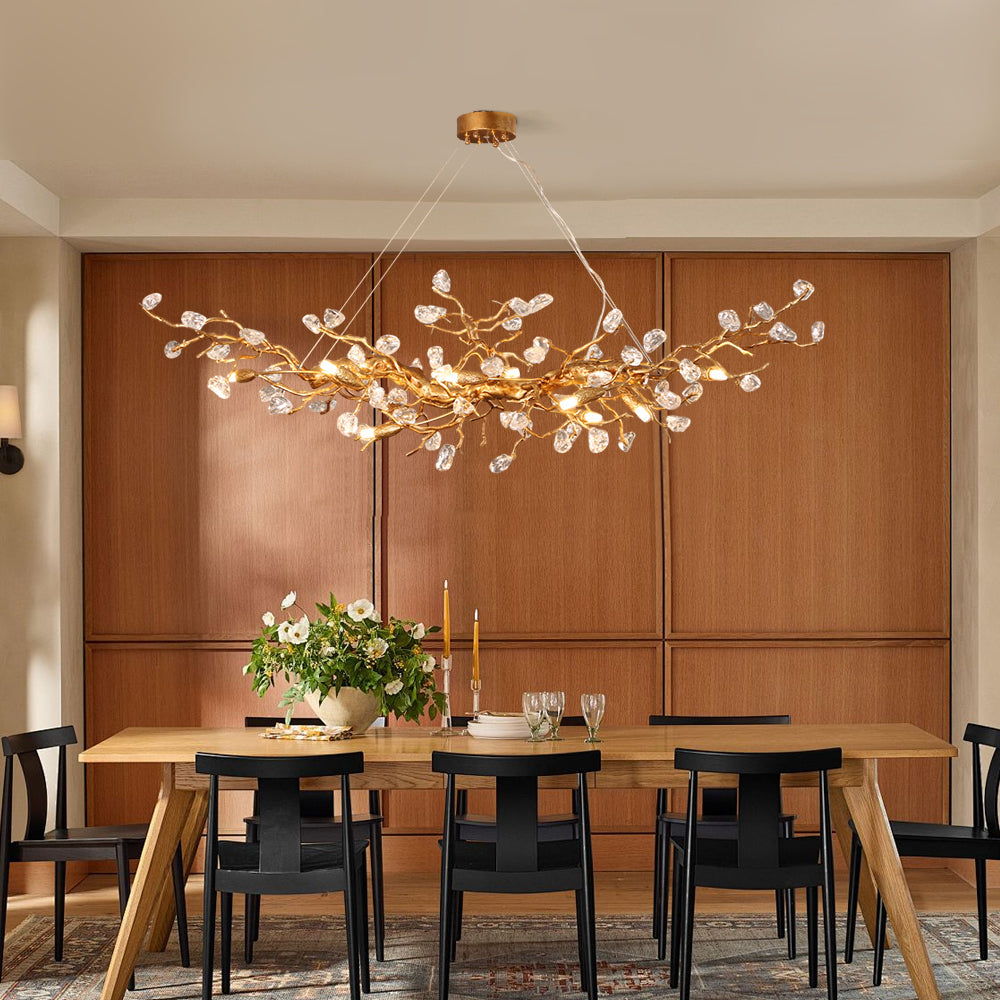 VIOLETTE FLORAL BRANCH CEILING LANTERN