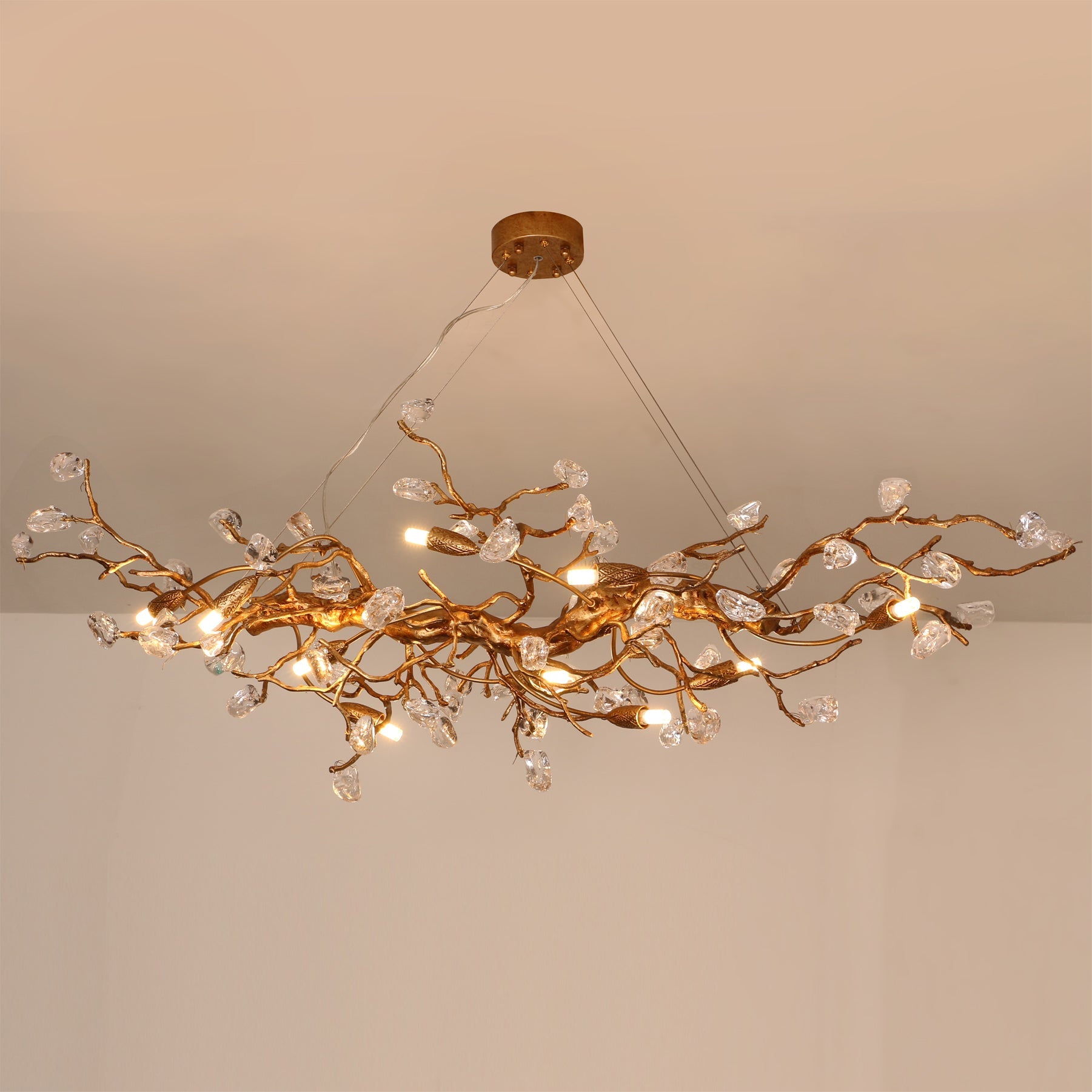 VIOLETTE FLORAL BRANCH CEILING LANTERN