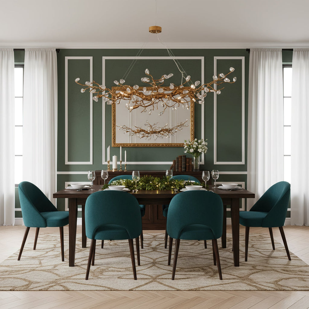 VIOLETTE FLORAL BRANCH CEILING LANTERN