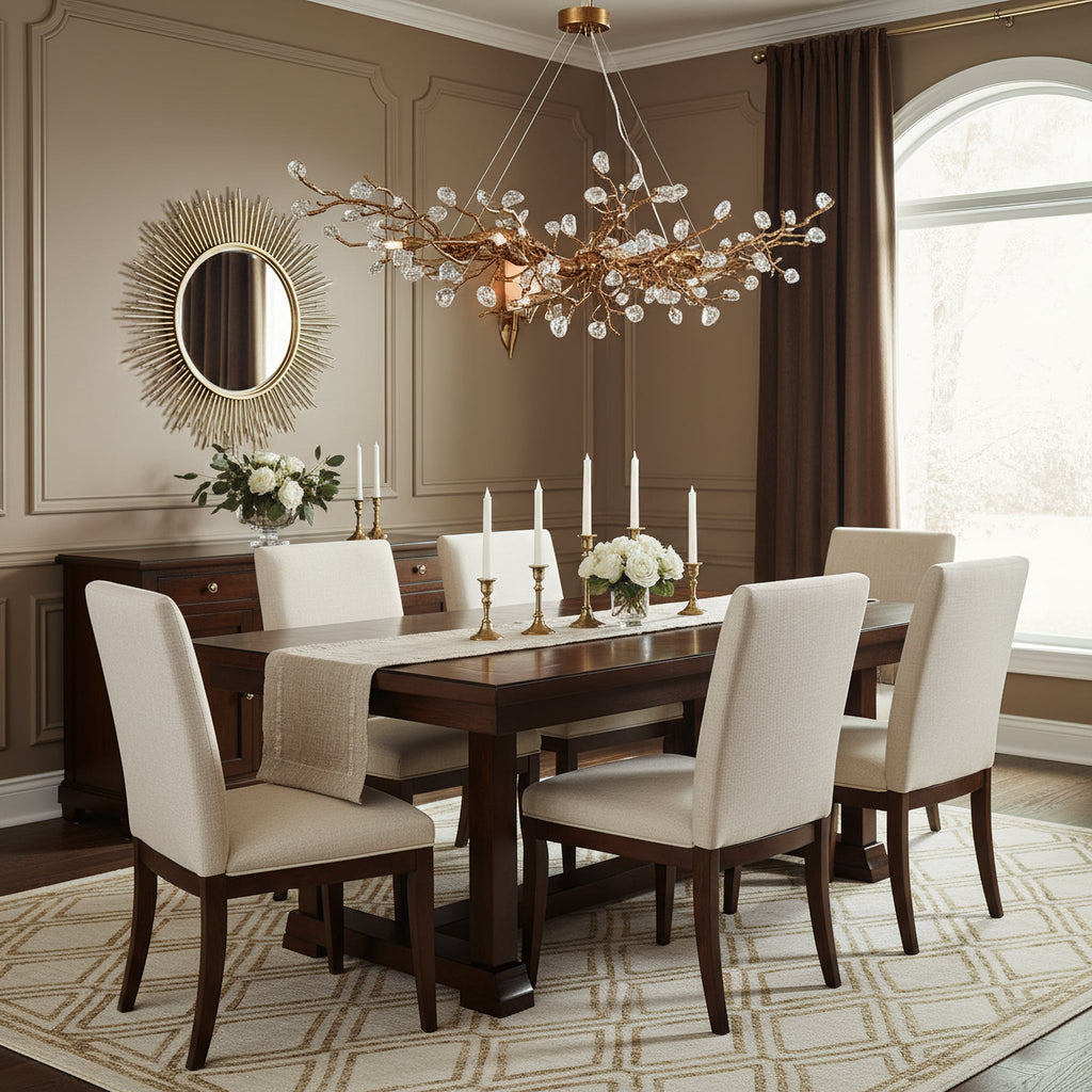 VIOLETTE FLORAL BRANCH CEILING LANTERN