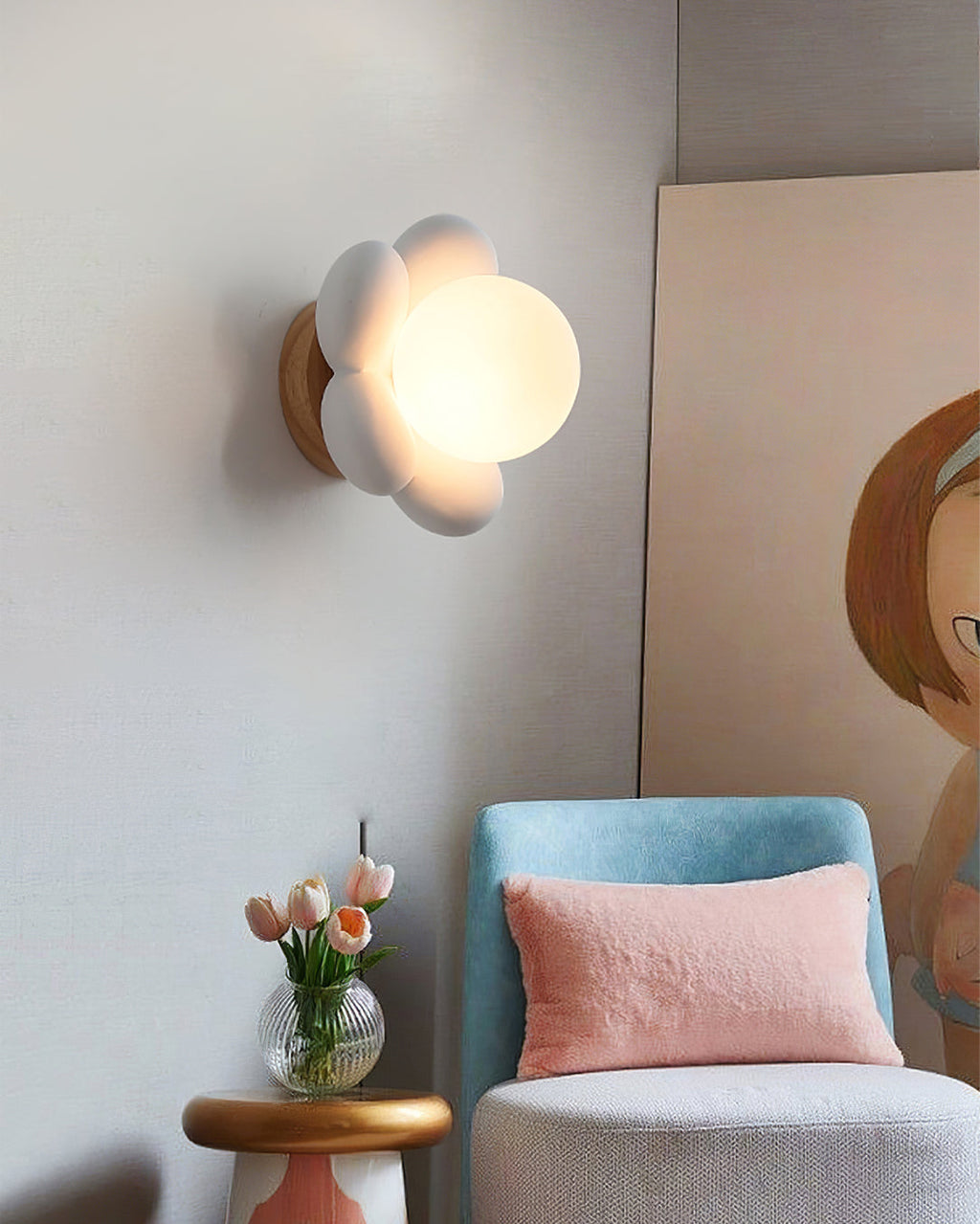 FLORENCE PETAL ILLUMINATION SCONCE