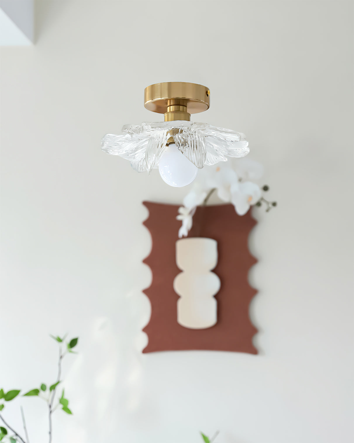 WHITBY PETAL SHAPED CEILING ILLUMINATOR