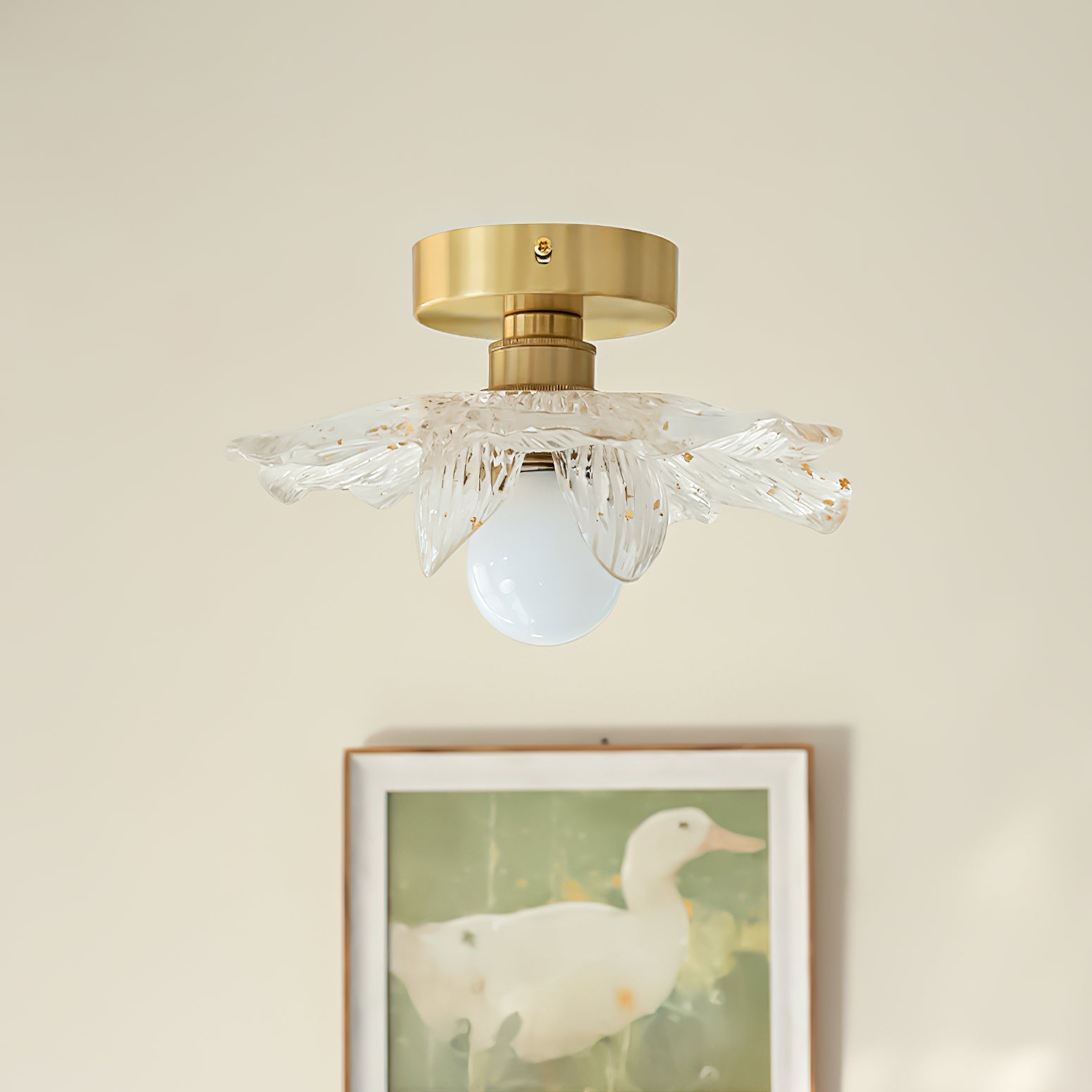 WHITBY PETAL SHAPED CEILING ILLUMINATOR